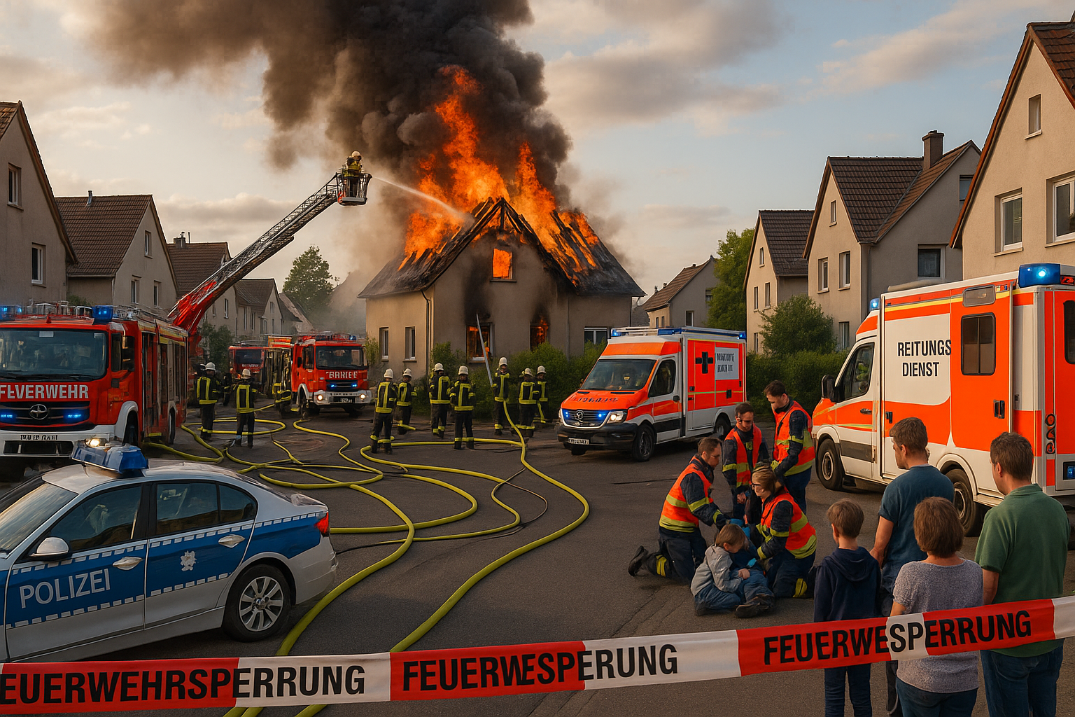 Fallbeispiel Gefahren und Verhalten an der Einsatzstelle