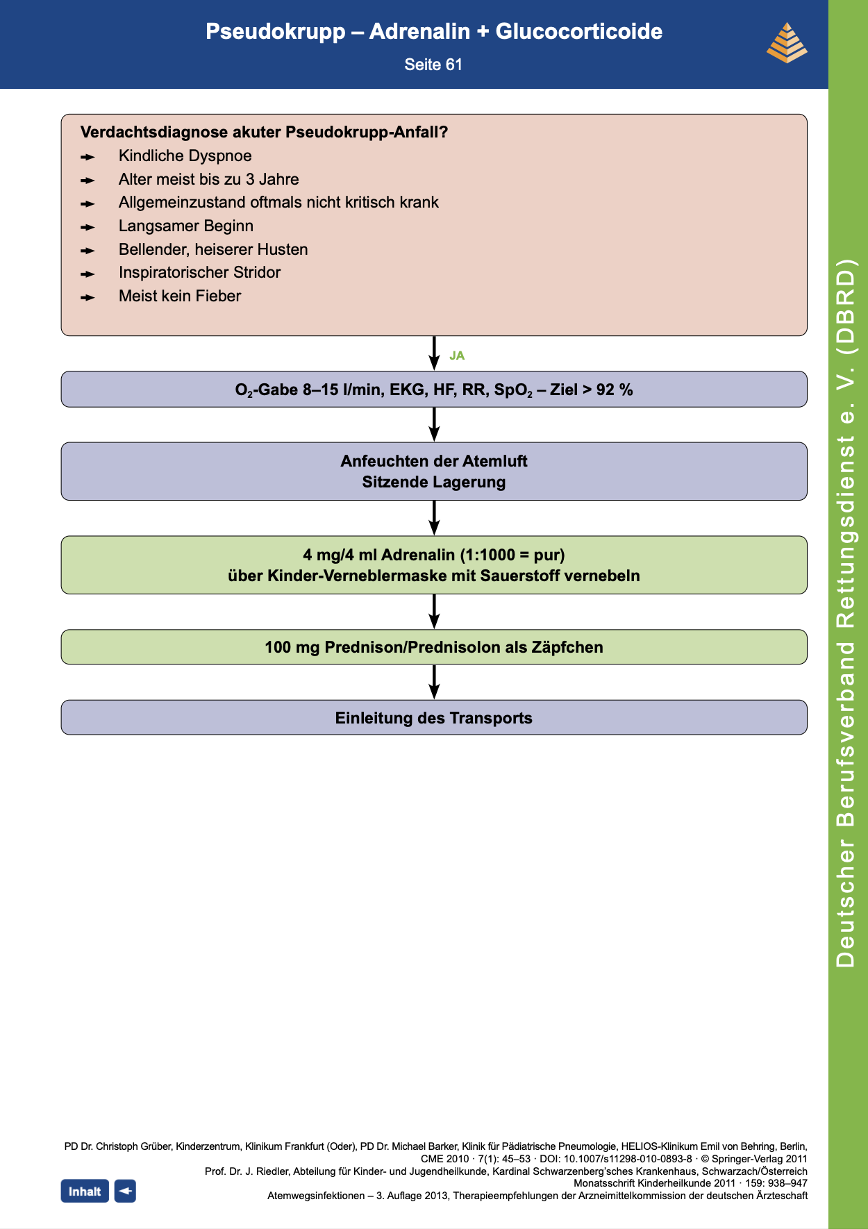 DBRD Algorithmus: Pseudokrupp