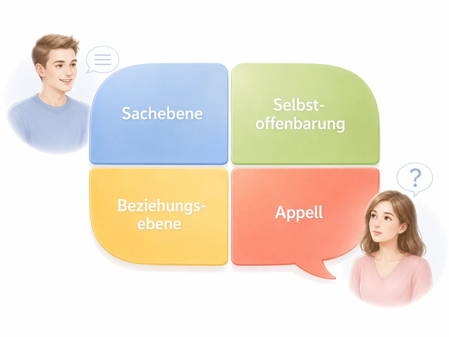 Kommunikationsquadrat nach Schulz von Thun