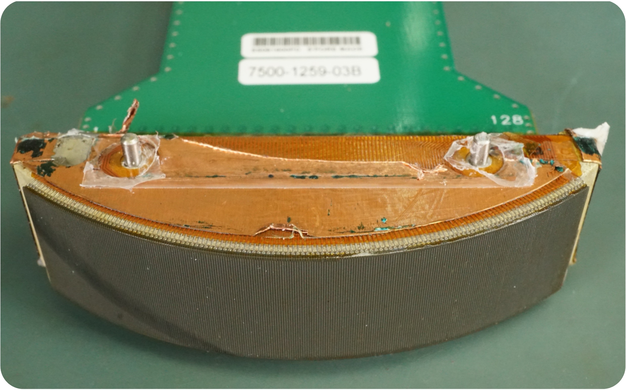 Geöffnete Sonographiesonde