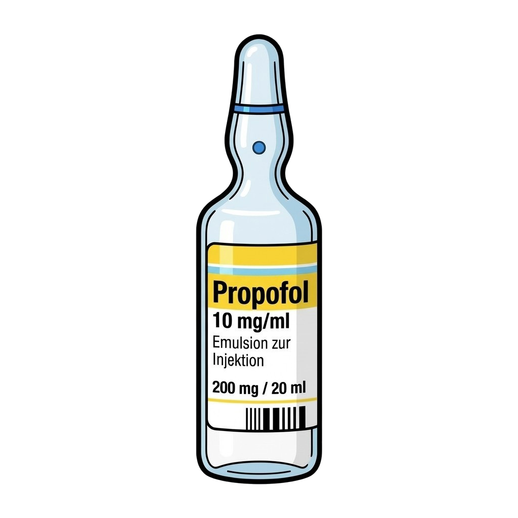 Propofol-Ampulle