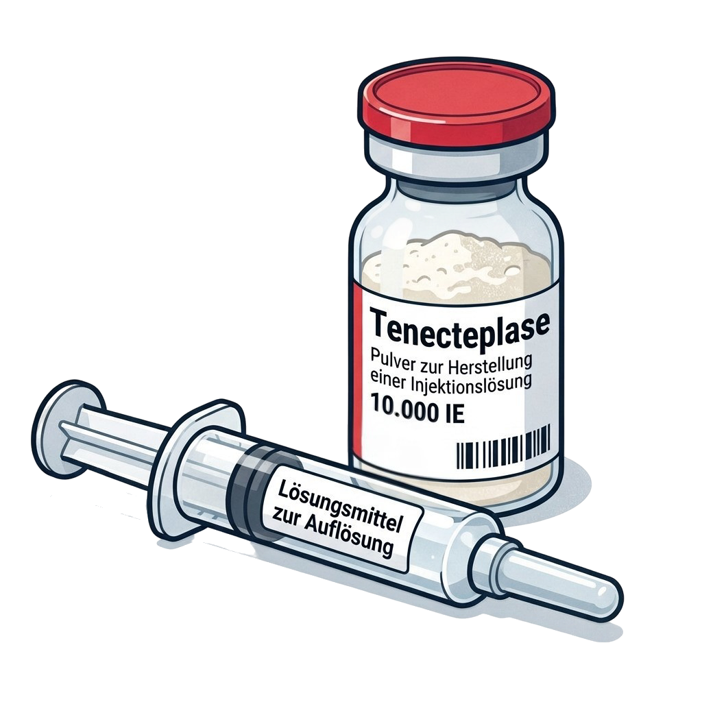 Tenecteplase-Durchstechflasche